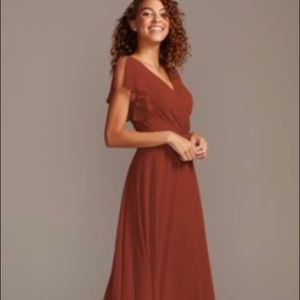 David’s bridal bridesmaid dress